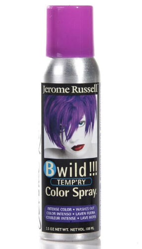 Jerome Russell B Wild Temporary Hair Color Spray 3.5 ozHair ColorJEROME RUSSELLShade: Bengal Blue, Jaguar Green, Lynx Pink, Panther Purple, Siberian White, Tiger Orange, Cougar Red