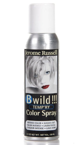 Jerome Russell B Wild Temporary Hair Color Spray 3.5 ozHair ColorJEROME RUSSELLShade: Bengal Blue, Jaguar Green, Lynx Pink, Panther Purple, Siberian White, Tiger Orange, Cougar Red