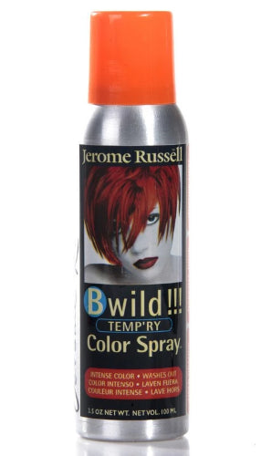 Jerome Russell B Wild Temporary Hair Color Spray 3.5 ozHair ColorJEROME RUSSELLShade: Bengal Blue, Jaguar Green, Lynx Pink, Panther Purple, Siberian White, Tiger Orange, Cougar Red