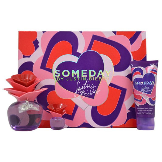 JUSTIN BIEBER SOMEDAY WOMENS 3 PIECE GIFT SETWomen's FragranceJUSTIN BIEBER