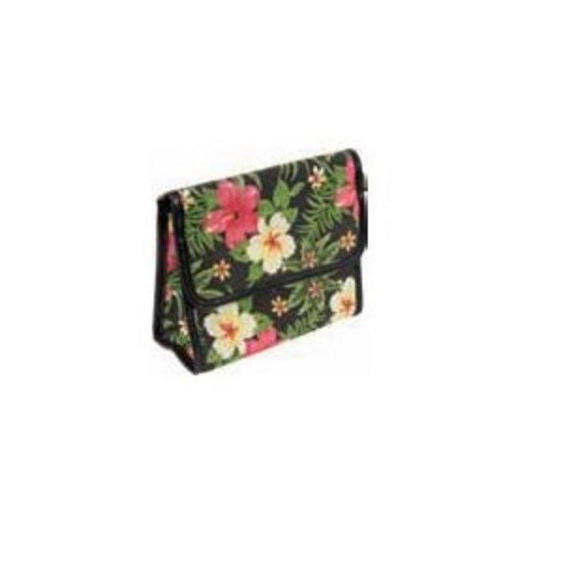 KINGSLEY MEDIUM FLORAL PRINT COSMETIC BAG TC-85Cosmetic AccessoriesKINGSLEY