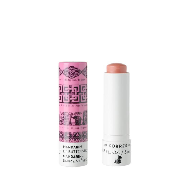 Korres Mandarin Lip Butter Stick .17 ozLip ColorKORRESColor: Pink