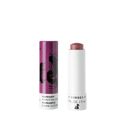 Korres Mandarin Lip Butter Stick .17 ozLip ColorKORRESColor: Purple