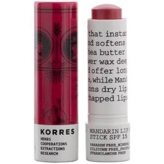 Korres Mandarin Lip Butter Stick .17 ozLip ColorKORRESColor: Rose