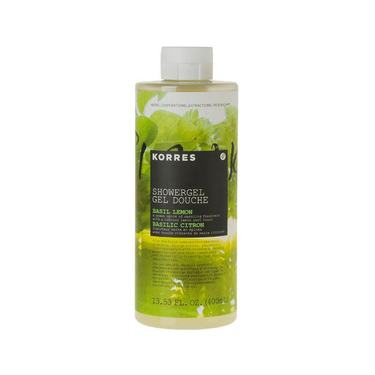 Korres Shower Gel 13.5 ozBody CareKORRESScent: Basil Lemon