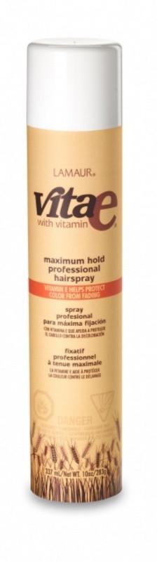 LAMAUR VITA E HAIR SPRAY MAXIMUM 10 OZ 55%VOC 100832Hair SprayLAMAUR