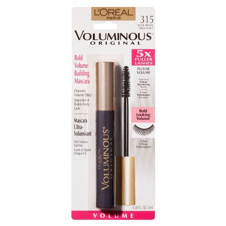 LOREAL VOLUMINOUS WATERPROOF MASCARA BLACK-BROWN KL179020MascaraLOREAL