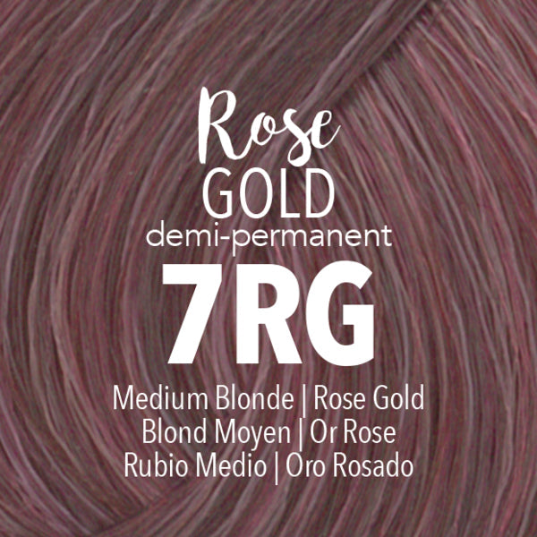 MyDentity Demi-Permanent Hair ColorHair ColorMYDENTITYColor: 7RG Medium Blonde Rose Gold