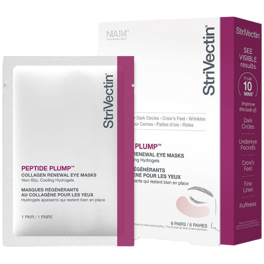 Strivectin Peptide Plump Collagen Renewal Eye Masks (6Pairs)