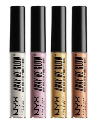 NYX Professional Away We Glow Liquid HighlighterHighlighterNYX PROFESSIONALShade: Crystal Glare, Daytime Halo, Gold Rush, Golden Hour, Liquid Prism, Moon Glow, Moonbeam, Rose Quartz, State of Flux