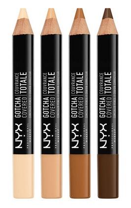 NYX Professional Gotcha Covered Concealer PencilConcealersNYX PROFESSIONALShade: Alabaster, Beige, Caramel Beige, Honey Beige, Ivory, Light, Light Ivory, Medium Olive, Nude Beige, Porcelain