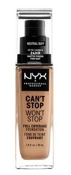 NYX Professional Can't Stop Won't Stop 24 Hour FoundationFoundationNYX PROFESSIONALColor: Neutral Buff