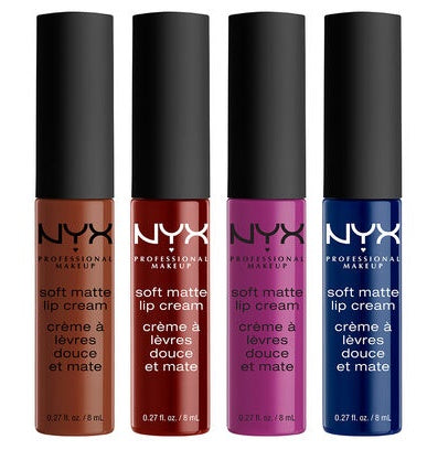 NYX Professional Soft Matte Lip CreamLip ColorNYX PROFESSIONALShade: Berlin, Budapest, Madrid, Dubai, Cannes, Prague, Amsterdam, Antwerp, Istanbul, Abu Dhabi, Zurich, Cairo, Tokyo, Copenhagen, San Paulo, Milan, Athens, Transylvania, London, Addis Ababa, M