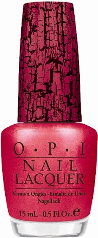 OPI NAIL POLISH E58 PINK OF HEARTS SHATTER-BREAST CANCER AWARENESSOPI