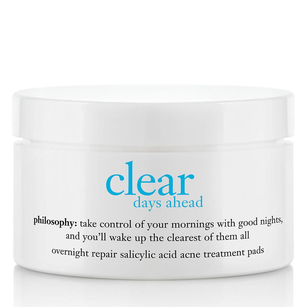 Philosophy Clear Days Ahead Overnight Repair Salicylic Acid Acne Treatment Pads 60 ctSkin CarePHILOSOPHY