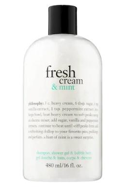 Philosophy Fresh Cream and Mint Shower Gel 16 ozBody CarePHILOSOPHY