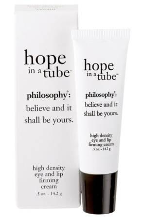 PHILOSOPHY Hope in a Tube High-Density Eye + Lip Firming Cream .5 ozSkin CarePHILOSOPHY