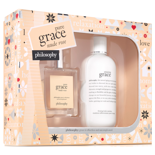 Philosophy Pure Grace Nude Rose Holiday Set 2 PcBody CarePHILOSOPHY