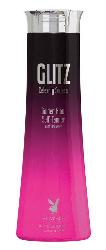 PLAYBOY SUNLESS GLITZ GOLDEN GLOW SELF TANNER WITH BRONZERS 10.1 OZSun CarePLAYBOY SUNLESS