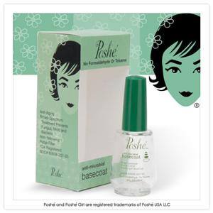 POSHE ANTI-MICROBIAL BASECOAT .5 OZ 01048Nail CarePOSHE