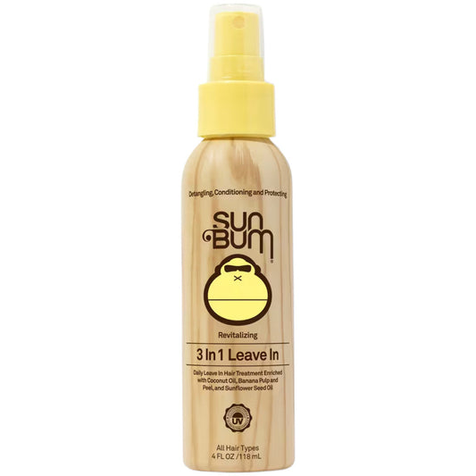 Sun Bum Revitalizing 3 In 1 Leave In Conditioner 4 oz