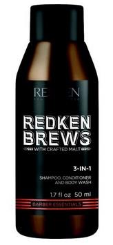 Redken Brews 3-in-1 Shampoo Conditioner Body WashBody CareREDKENSize: 1.7 oz