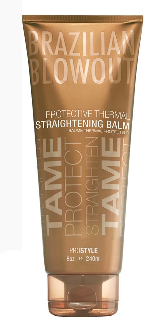 BRAZILIAN BLOWOUT ACAI PROTECTIVE THERMAL STRAIGHTENING BALM 8 OZHair Creme & LotionBRAZILIAN BLOWOUT