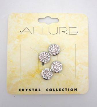 Sprayco Allure Rhinestone Hair Screws 4 PackSPRAYCO