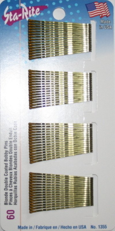 STA RITE BOBBY PINS BLONDE 2 IN. 60CT.STA RITE