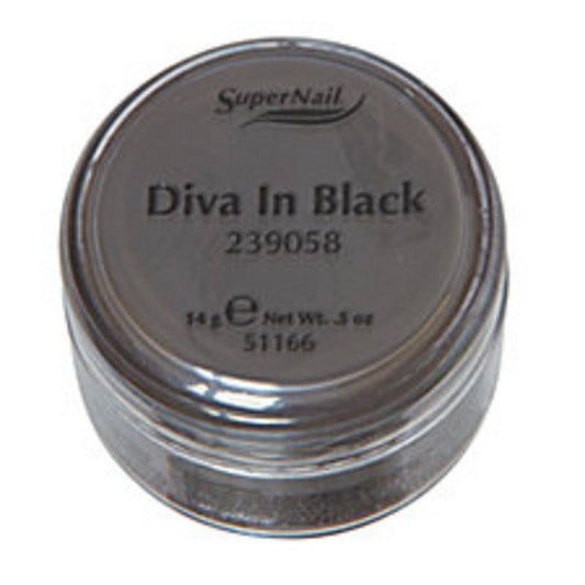 SUPER NAIL DIVA IN BLACK - BLACK ACRYLIC .5 OZNail CareSUPER NAIL