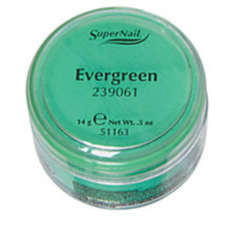 SUPER NAIL EVERGREEN GREEN ACRYLIC .5 OZNail CareSUPER NAIL