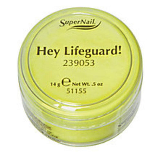 SUPER NAIL HEY LIFEGUARD-NEON YELLOW ACRYLIC .5 OZNail CareSUPER NAIL