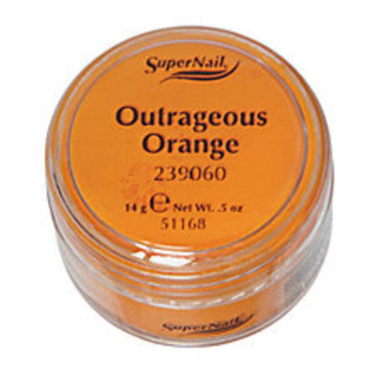 SUPER NAIL OUTRAGEOUS ORANGE - ORANGE ACRYLIC .5 OZNail CareSUPER NAIL