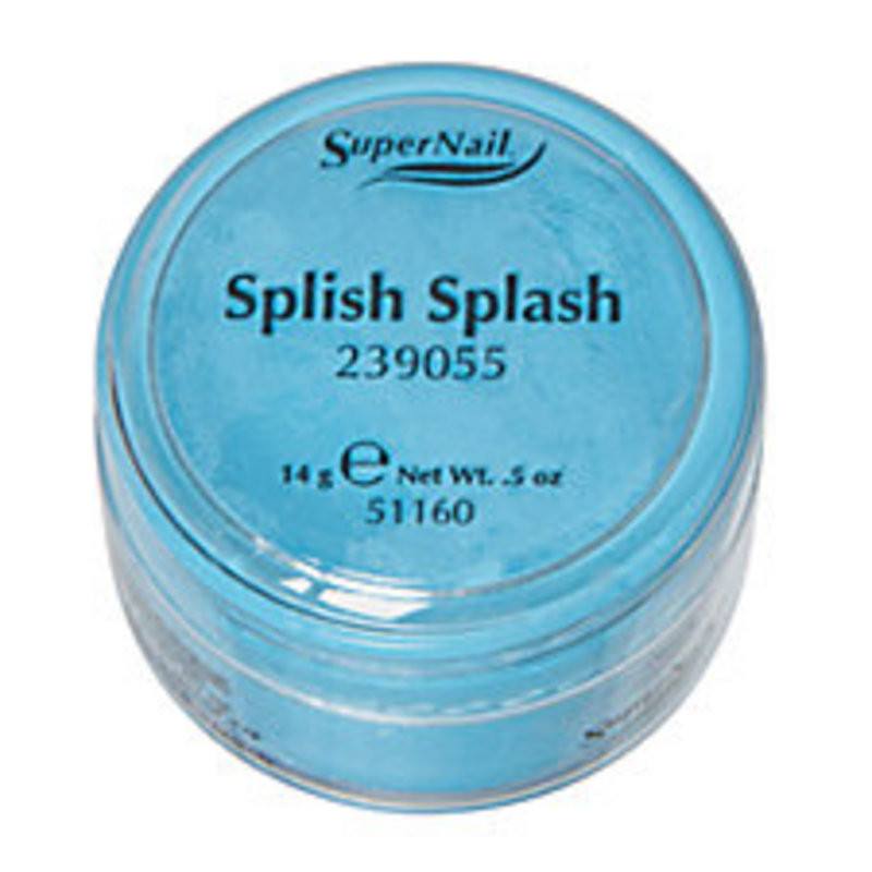 SUPER NAIL SPLISH SPLASH - NEON BLUE ACRYLIC .5 OZNail CareSUPER NAIL