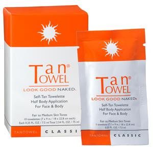 TAN TOWEL CLASSIC HALF BODY 10 PACK HBCL10Sun CareTAN TOWEL