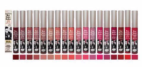 The Balm Meet Matt(E) Hughes Liquid LipstickLip ColorTHE BALMColor: Adoring, Affectionate, Brilliant, Charismatic, Charming, Chivalrous, Committed, Dedicated, Devoted, Doting, Faithful, Honest, Loyal, Reliable, Romantic, Sentimental, Sincere, Trustworthy