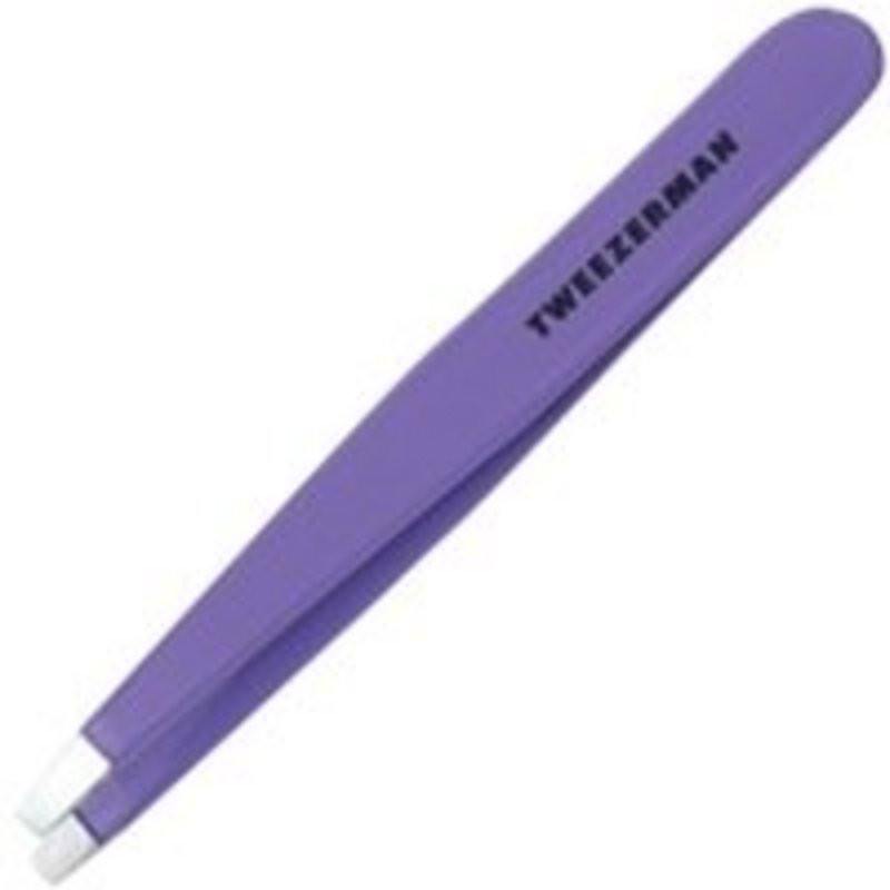 TWEEZERMAN TWEEZER SLANT TIP BLOOMING LILACTweezers & Brow ToolsTWEEZERMAN