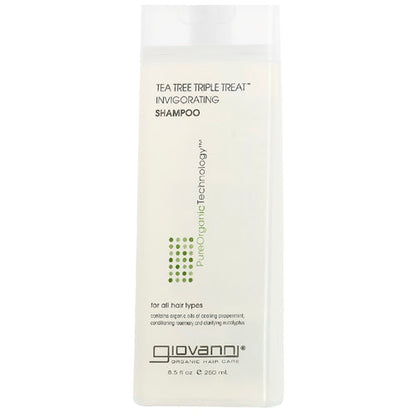 Giovanni Tea Tree ShampooHair ShampooGIOVANNISize: 8.5 oz, 24 oz, 33.8 oz, 128 oz, 2 oz