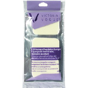 VICTORIA VOGUE #230 OIL RESISTANT RECTANGLES 3 CT. 25230Cosmetic AccessoriesVICTORIA VOGUE