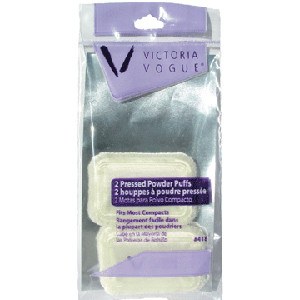 VICTORIA VOGUE #418 RECTANGULAR TOP PUFF 2 CTCosmetic AccessoriesVICTORIA VOGUE