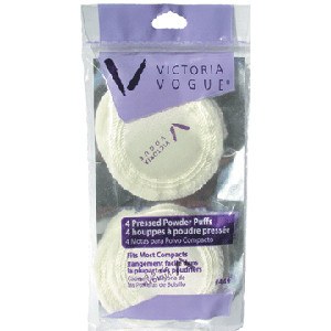 VICTORIA VOGUE #449 SATIN TOP PUFFS 2 1/8IN. 4 CT. 25449Cosmetic AccessoriesVICTORIA VOGUE