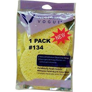 VICTORIA VOGUE NATURAL CELLULOSE SPONGE #134 1 PACKCosmetic AccessoriesVICTORIA VOGUE