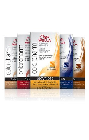 Wella Color Charm Hair ColorHair ColorWELLA COLOR CHARMShade: 042 Liquid Gold, 050 Lite Drabber (Cooling Violet), 0500 Blonding Plus, 1N/051 Black, 2N/211 Very Dark Brown, 3A/148 Dark Ash Brown, 3N/311 Dark Brown, 3NW Dark Natural Warm Brown, 3RV/367 Blac